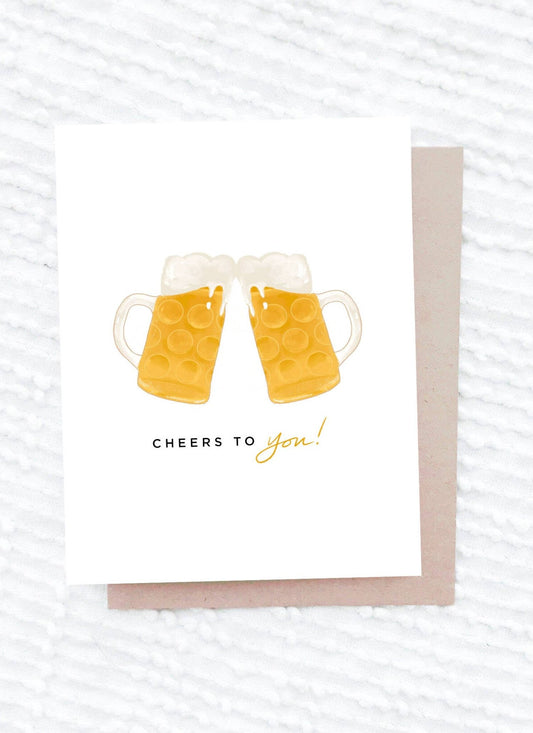 Cheers to You Beer Card - vibeboxshop