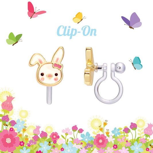CLIP ON Cutie Earrings - Bunny - vibeboxshop