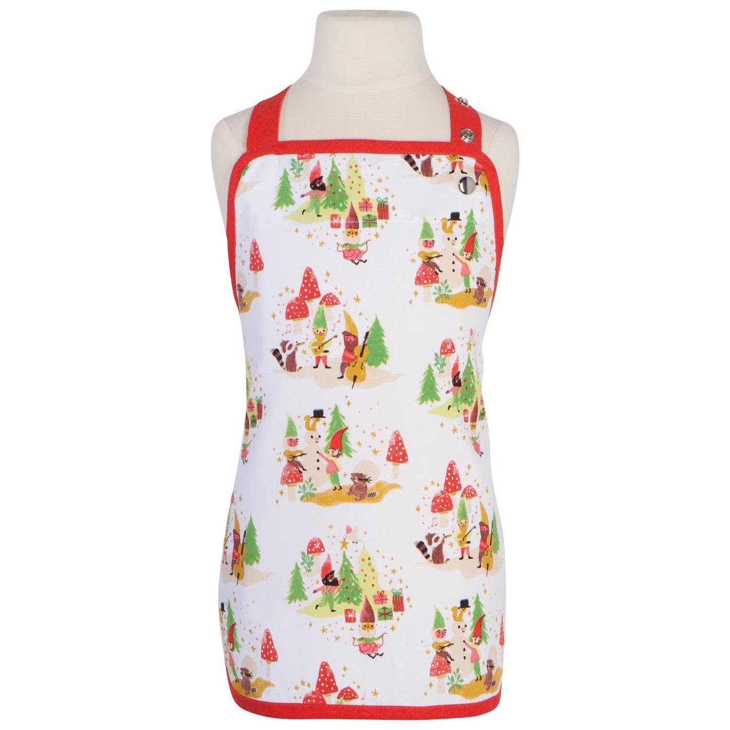 Gnome for the Holidays Christmas Kids Apron - vibeboxshop