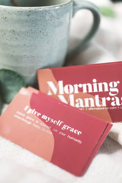 Morning Mantra Affirmation Cards For Self-Care
