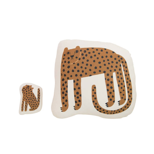 Mama Cheetah and Cub Pillow Set - vibeboxshop