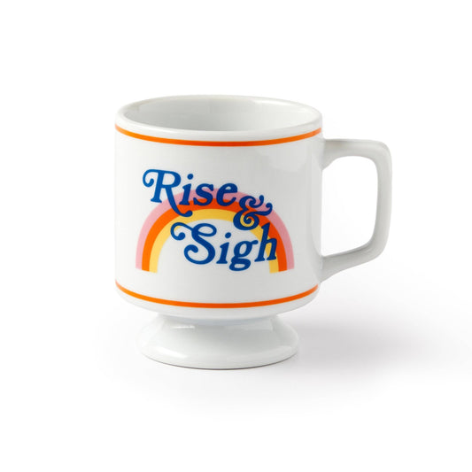 Rise & Sigh Pedestal Mug - vibeboxshop
