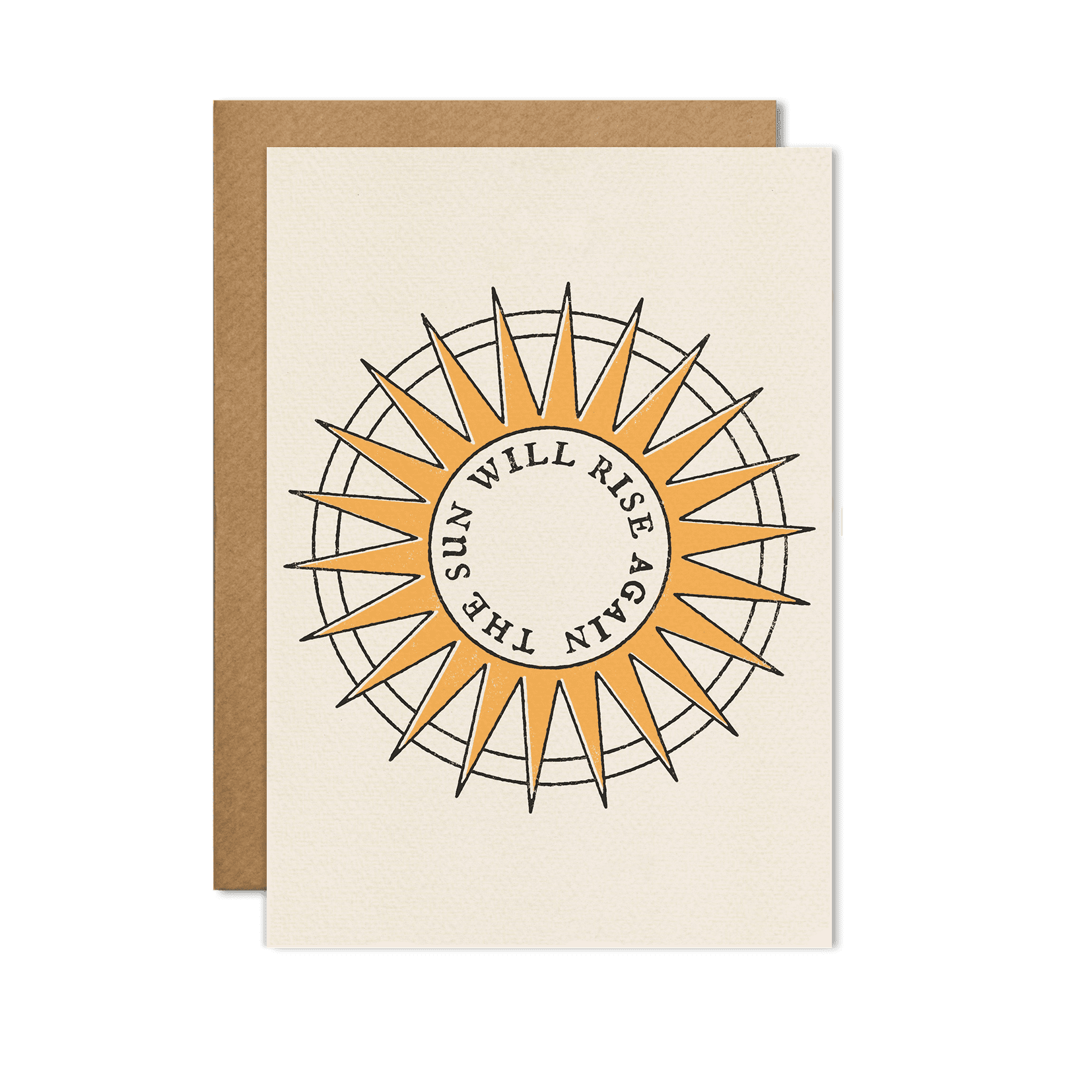 The Sun Will Rise Again Card - vibeboxshop