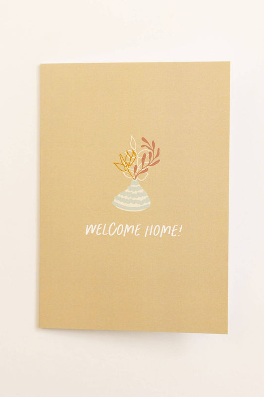 Welcome Home Greeting Card - vibeboxshop
